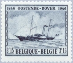 Stamps Belgium -  Shipconnection Oostende-Dover