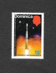 Sellos del Mundo : America : Dominica : 100 Aniversario Mundial Organización Meteorológica