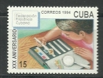 Stamps Cuba -  30 años Asociación Filatélica Nacional