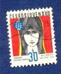 Stamps : Europe : Czechoslovakia :  año internacional de la mujer