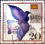 Stamps Germany -  Scott#1564 intercambio, 0,25 usd, 20 cent. 1988