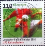 Stamps Germany -  Scott#2016 intercambio, 0,70 usd, 110 cent. 1998