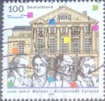 Stamps Germany -  Scott#2024 intercambio, 0,70 usd, 100 cent. 1999