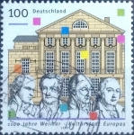 Stamps Germany -  Scott#2024 intercambio, 0,70 usd, 100 cent. 1999