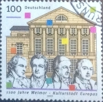 Sellos de Europa - Alemania -  Scott#2024 intercambio, 0,70 usd, 100 cent. 1999