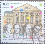 Stamps Germany -  Scott#2024 intercambio, 0,70 usd, 100 cent. 1999