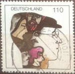 Stamps Germany -  Scott#1990 intercambio, 0,70 usd, 110 cent. 1998