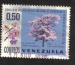 Stamps : America : Venezuela :  Apamate (Tabebuia pentaphylla)
