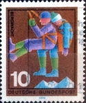 Stamps Germany -  Scott#1023 intercambio, 0,20 usd, 10 cent. 1970