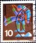 Stamps Germany -  Scott#1023 intercambio, 0,20 usd, 10 cent. 1970