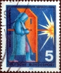 Sellos de Europa - Alemania -  Scott#1022 intercambio, 0,20 usd, 5 cent. 1970
