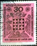 Sellos de Europa - Alemania -  Scott#972 intercambio, 0,20 usd, 30 cent. 1967