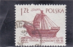 Stamps Poland -  carabela