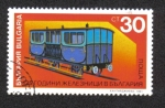 Sellos de Europa - Bulgaria -  125 aniversario del ferrocarril en Bulgaria