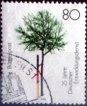 Stamps Germany -  Scott#1558 intercambio, 0,30 usd, 80 cent. 1988
