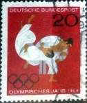 Stamps Germany -  Scott#899 intercambio, 0,20 usd, 20 cent. 1964