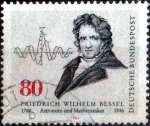 Stamps Germany -  Scott#1422 ma3s intercambio, 0,30 usd, 80 cent. 1984