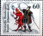 Stamps Germany -  Scott#1304 cr4f intercambio, 0,20 usd, 60 cent. 1979