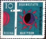Stamps Germany -  Scott#862 intercambio, 0,20 usd, 10 cent. 1963
