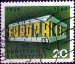 Stamps Germany -  Scott#996 intercambio, 0,20 usd, 20 cent. 1969