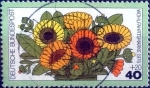 Stamps Germany -  Scott#B534 ma3s intercambio, 0,50 usd, 40+20 cent. 1976