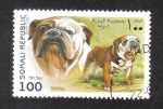 Stamps : Africa : Somalia :  Perros