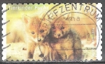 Stamps Germany -  Los animales jóvenes,zorro (b).