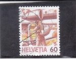 Stamps Switzerland -  CORREO AEREO