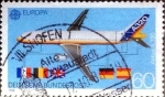 Stamps Germany -  Scott#1552 intercambio, 0,20 usd, 60 cent. 1988