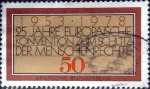 Stamps Germany -  Scott#1280 intercambio, 0,20 usd, 50 cents. 1978