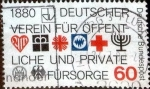 Stamps Germany -  Scott#1326 intercambio, 0,20 usd, 60 cents. 1980