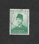 Sellos de Asia - Indonesia -  390 - Presidente Surkano