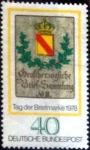 Stamps Germany -  Scott#1281 intercambio, 0,20 usd, 40 cents. 1978