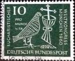 Sellos de Europa - Alemania -  Scott#811 intercambio, 0,45 usd, 10 cents. 1960