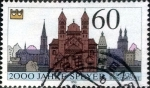 Stamps Germany -  Scott#1591 intercambio, 0,30 usd, 60 cents. 1990