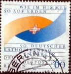 Stamps Germany -  Scott#9N590 intercambio, 1,50 usd, 60 cents. 1990