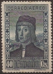Stamps Spain -  Martín Alonso Pinzón  1930  40 cents