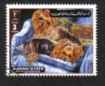 Stamps United Arab Emirates -  Perros, Ajman