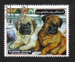 Stamps United Arab Emirates -  Perros, Ajman