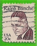 Stamps United States -  Ralph Bunche
