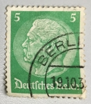 Stamps : Europe : Germany :  Pres. Von Hindenburg