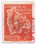 Sellos de America - Bolivia -  Conmemoracion del aniversario de la reforma Agraria