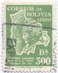 Sellos de America - Bolivia -  Conmemoracion del aniversario de la reforma Agraria