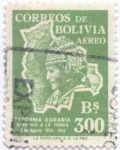 Stamps Bolivia -  Conmemoracion del aniversario de la reforma Agraria