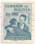 Stamps Bolivia -  Conmemoracion del III Congreso Indigenista Interamericano