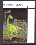 Stamps Spain -  serie- Dinosaurios