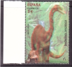 Stamps Spain -  serie- Dinosaurios