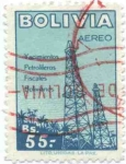 Sellos de America - Bolivia -  En homenaje a Yacimientos Petroliferos Fiscales Bolivianos