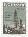 Sellos de America - Bolivia -  En homenaje a Yacimientos Petroliferos Fiscales Bolivianos