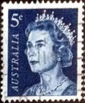Stamps Australia -  Scott#399 intercambio, 0,20 usd, 5 cents. 1967